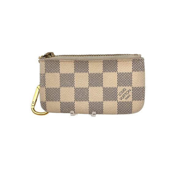Louis Vuitton LV Damier Azure Coin Key Cles Zip Pouch Keychain - Picture 1 of 10